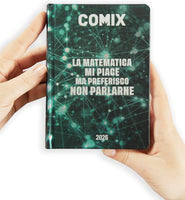 Diario Scuola Agenda Comix 16 mesi, 2025-26 Mini Electric Green