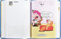 COMIX AVIO - Diario Mini Giornaliero 16 Mesi, Diario Scuola 2025-2026