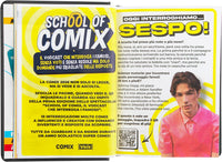 COMIX - Diario Mignon Plus Giornaliero 16 Mesi, Diario Scuola 2026-2026 Bianco e nero