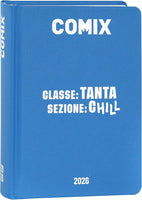 COMIX AVIO - Diario Mini Giornaliero 16 Mesi, Diario Scuola 2025-2026