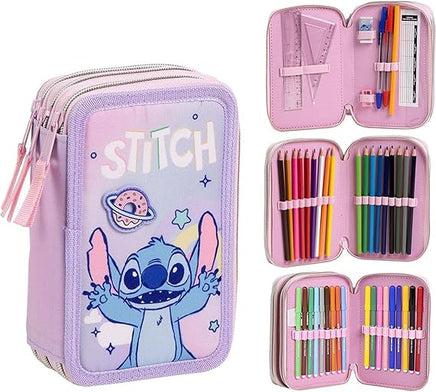 Astuccio scuola Stitch 3 Zip - Giocattoli e Bambini - Toys Store8445484493436