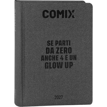Agenda Comix 16 Mesi Mini Charcoal 2026/2027 - Franco Panini - 8058263272216