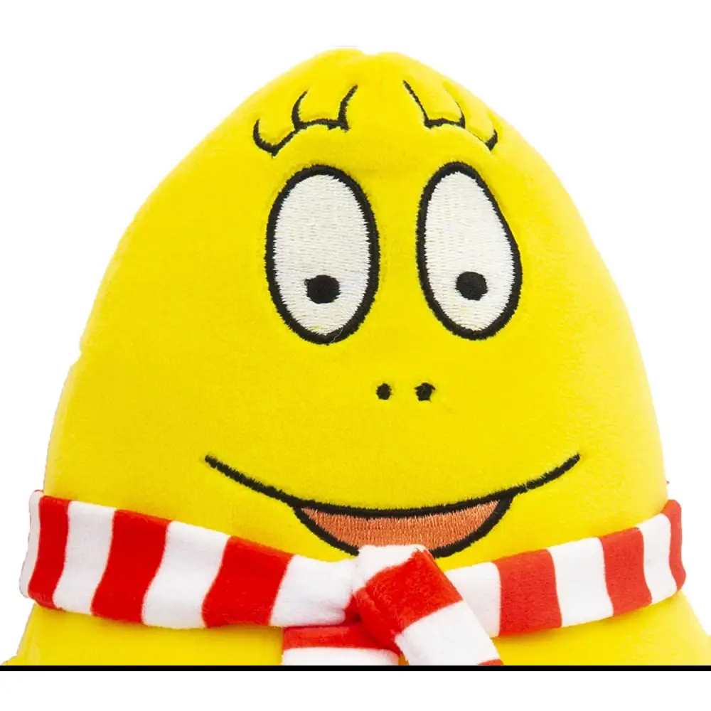 Barbapapà Peluche Barbazò Giallo Con Sciarpa Rossa E Bianca – Morbido E Collezionabile, 20 Cm (BAP43300)