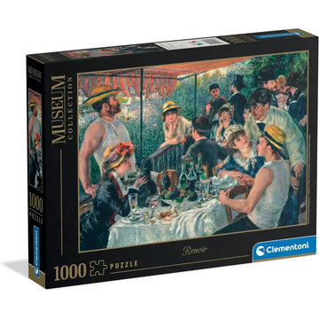 Clementoni Puzzle 1000 Pezzi “Pranzo dei Canottieri” Renoir - Clementon - in legno - 8005125399932