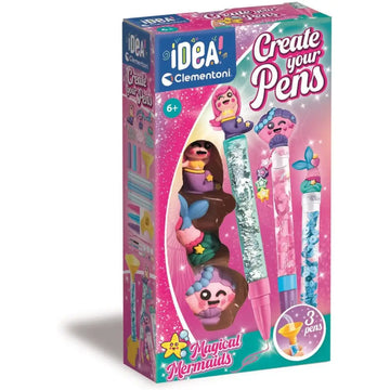 Create Your Pens: Magical Mermaids - Idea Clementoni - 8005125181315