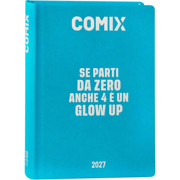 Diario Agenda Comix Mini Azzurro 16 mesi 2026-2027 - Franco Panini - 8058263272230