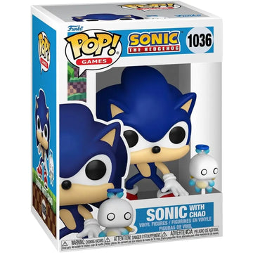 Funko Pop Sonic the Hedgehog with chao - Giocattoli e Bambini - Toys Store - Action figure - 889698803090