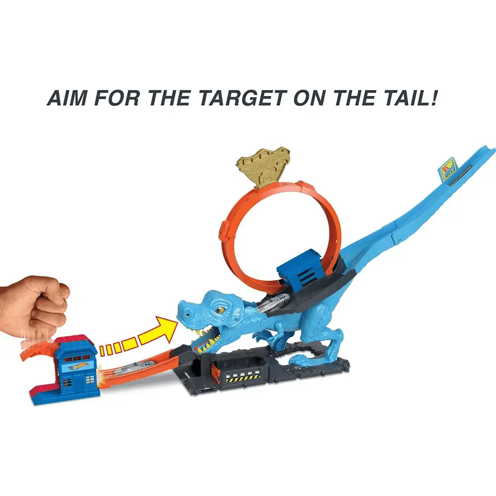 Rex Chomp Down Autopista De Dinosaurio Hot Wheels Hot Wheels Pista