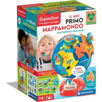 Il Mio Primo Mappamondo Elettronico Parlante Sapientino - Clementoni - Giocattoli educativi - 8005125164486