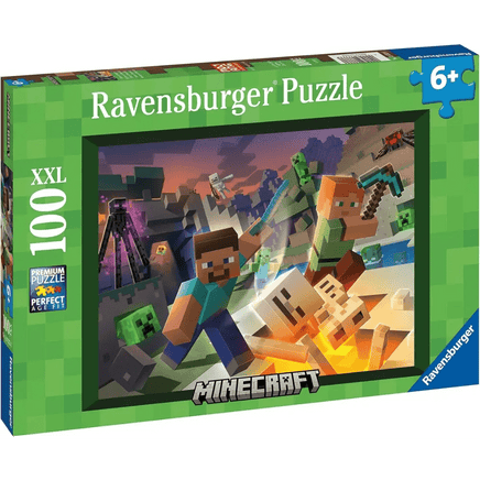 Minecraft Puzzle 100 Pezzi XXL - Giocattoli e Bambini - Toys Store4005556133338