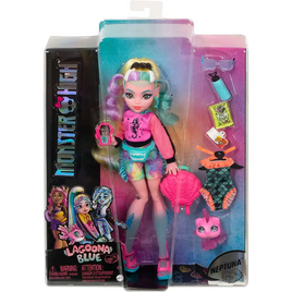 Monster High bambola Lagoona Blue con accessori