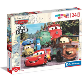 Puzzle 24 pezzi maxi Cars on the Road