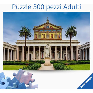 Puzzle 300 Pezzi Ravensburger - Giubileo 2025: Basilica di San Paolo Fuori le Mura - Giocattoli e Bambini - Toys Store