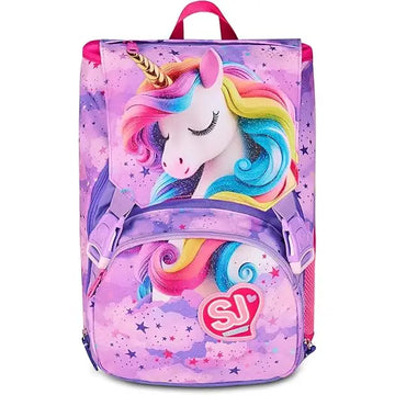 Zaino sdoppiabile FABLE JOURNEY Seven BIG Scuola SJ GANG Estensibile Girl Unicorno - 8055714217680