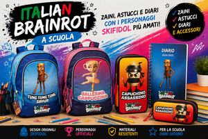 Italian Brainrot a Scuola: Zaini, Astucci, Diari e Personaggi Skifidol
