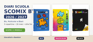 Diari Scomix by Sio 2026/2027: Blu, Multicolor e Black a confronto