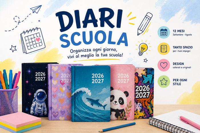 Diari scuola per bambini e ragazzi