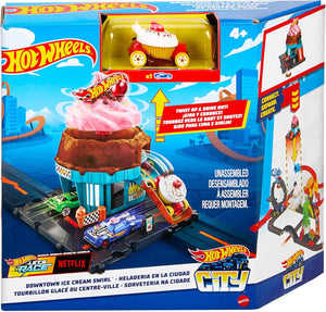 Hot Wheels Playset Gelateria Let’s Race Netflix HTN77
