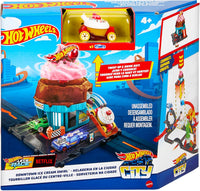 Hot Wheels Playset Gelateria Let’s Race Netflix HTN77