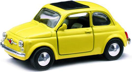 Modellino Fiat 500 colore giallo scala 1:32