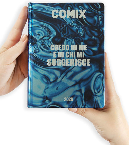 Diario 16 Mesi 2025/26 - COMIX - Giornaliero Standard Blu