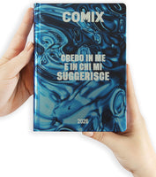 Diario 16 Mesi 2025/26 - COMIX - Giornaliero Standard Blu