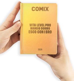 Diario scuola Comix 16 mesi colore oro dimensione Mignon