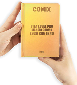 Diario scuola Comix 16 mesi colore oro dimensione Mignon - Giocattoli e Bambini - Toys Store8058263232036