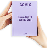 COMIX DIARIO SCUOLA LILLA 16 MESI STANDARD
