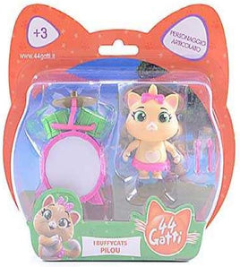 44 Gatti Personaggio Pilou con Accessori