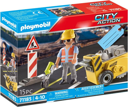 PLAYMOBIL City Action 71185 Manutenzione Stradale
