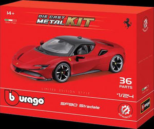 Bburago Model Kit da costruire Ferrari sf90 stradale