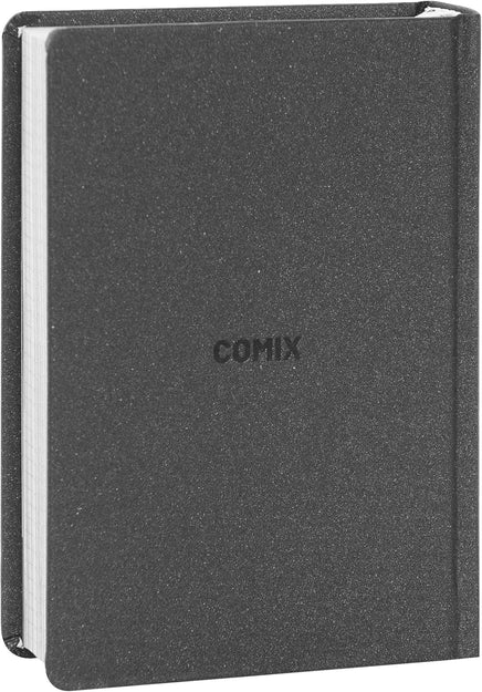 COMIX - Diario Mignon Plus Giornaliero 16 Mesi, Diario Scuola 2026-2026, con Copertina Rigida, , 9x12.5h cm, Charcoal