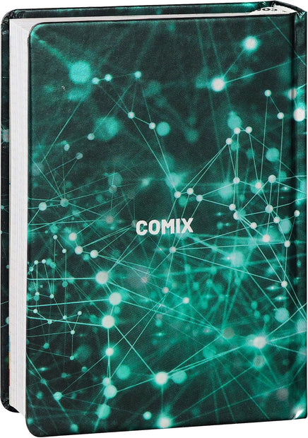 COMIX - Diario Mignon Plus Giornaliero 16 Mesi, Diario Scuola 2026-2026, con Copertina Rigida, , 9x12.5h cm, Verde