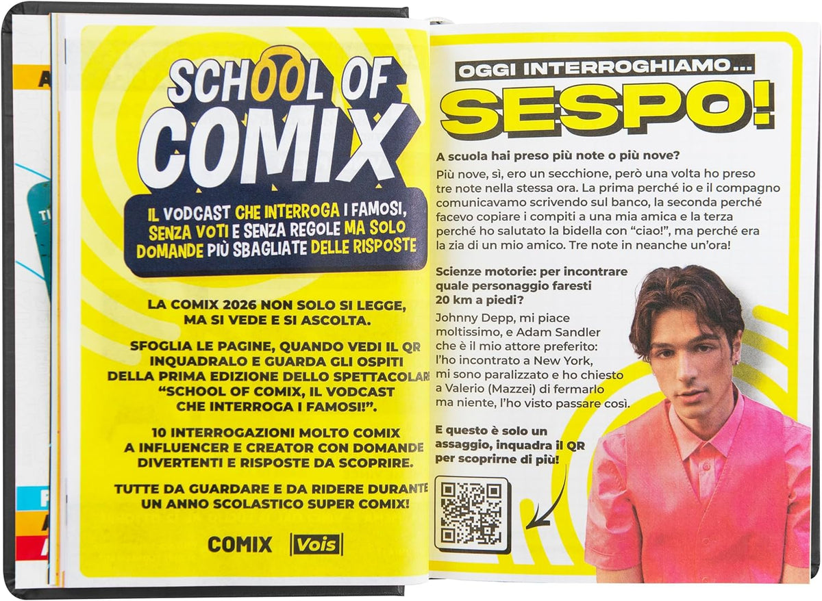 COMIX - Diario Mignon Plus Giornaliero 16 Mesi, Diario Scuola 2026-2026 Bianco e nero - 4 68923346 4cf1 49c1 ace0 d6a9c2b9ffd5