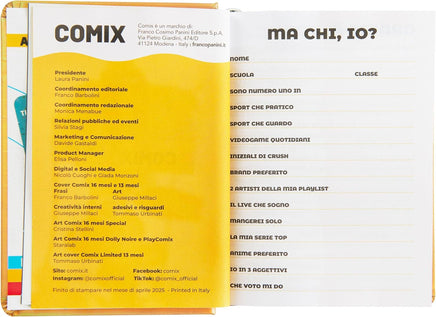 Diario scuola Comix 16 mesi colore oro dimensione Mignon - Giocattoli e Bambini - Toys Store8058263232036