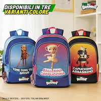Zaino Scuola Skifidol Italian Brainrot Ballerina Cappuccina
