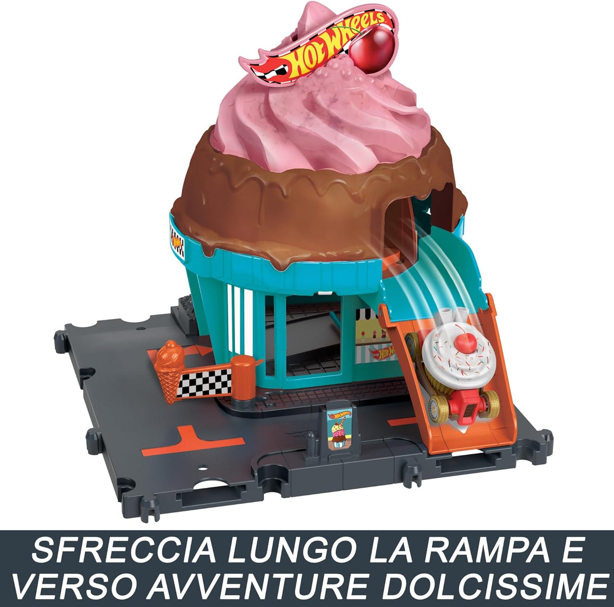 Hot Wheels Playset Gelateria Let’s Race Netflix HTN77 - 7 91e829f8 f21c 4155 990f 0a2a0172d604