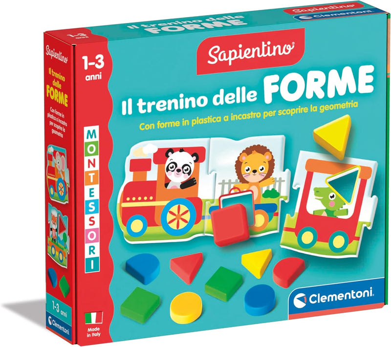 Clementoni Sapientino Montessori – Il Trenino delle Forme