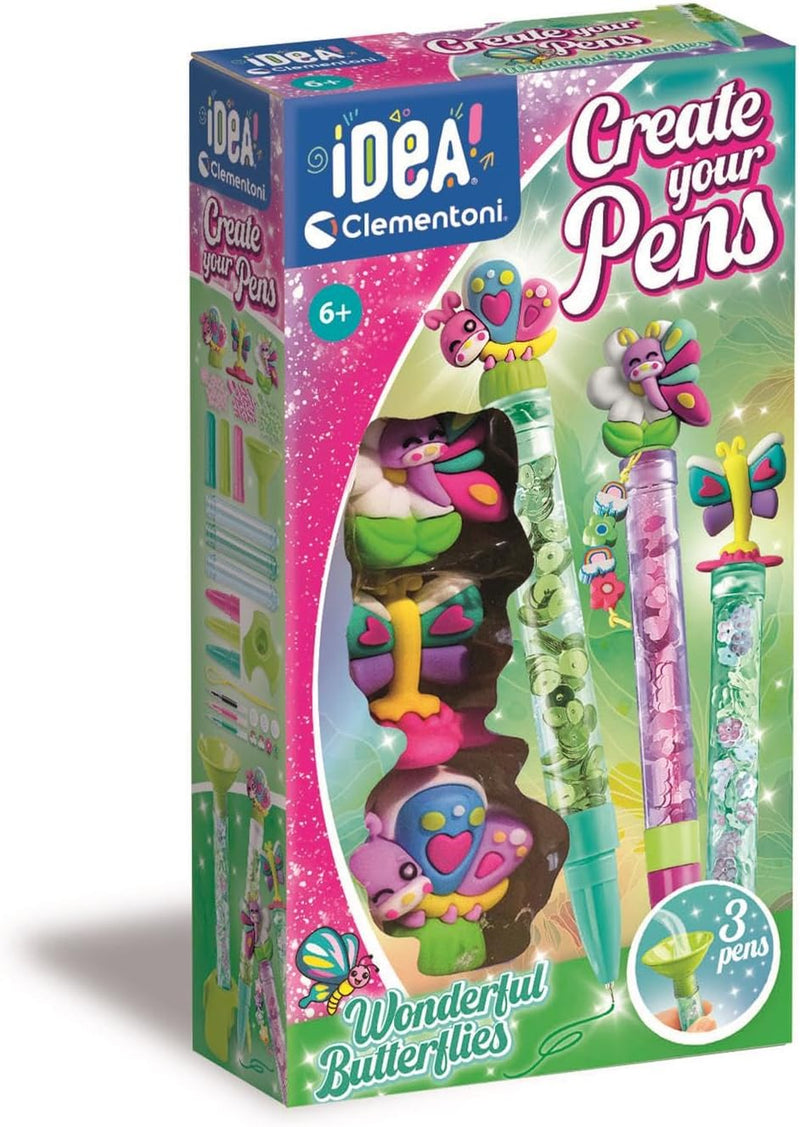 Wonderful Butterflies Laboratorio delle penne Clementoni Idea - Giocattoli e Bambini - Toys Store8005125188734