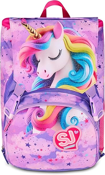 Zaino sdoppiabile FABLE JOURNEY Seven BIG Scuola SJ GANG Estensibile Girl Unicorno