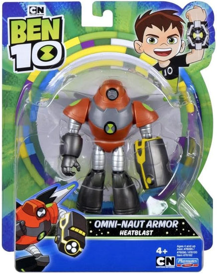 Ben 10 - Action figure BEN47I10, Heatblast  (Inferno) con armatura spaziale