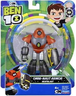 Ben 10 - Action figure BEN47I10, Heatblast  (Inferno) con armatura spaziale