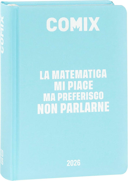 COMIX - Diario Mignon Plus Giornaliero 16 Mesi, Diario Scuola 2026-2026