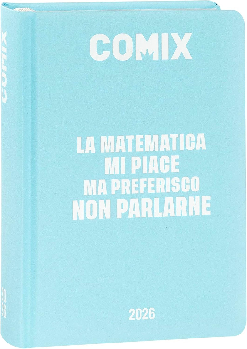 COMIX - Diario Mignon Plus Giornaliero 16 Mesi, Diario Scuola 2026-2026