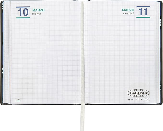 Diario ScuolaAgenda 13 Mesi 2025/26 - Eastpak - Giornaliera Nero - immagine prodotto Eastpak