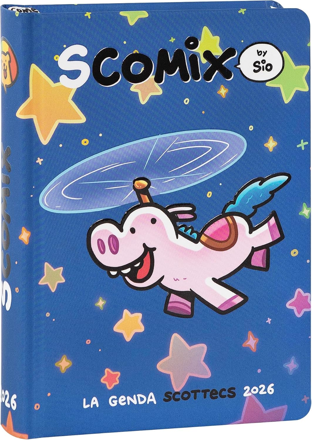 COMIX  UNICOTTERO Scottecs by Sio - Agenda Scolastica 16 Mesi 2025-2026