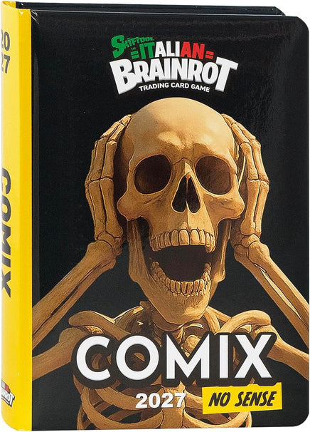 Skifidol Italian Brainrot Diario Scuola 2026/2027 Comix No Sense – Scheletro – 13 Mesi con Card
