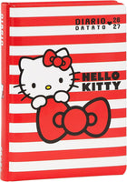 Diario Hello Kitty 2026/2027 Stripes – Superdiario Scuola Datato 12 Mesi 352 Pagine