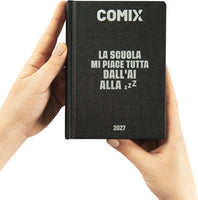 Agenda Comix 16 Mesi Mini Black & Silver 2026/2027 - immagine prodotto Franco Panini